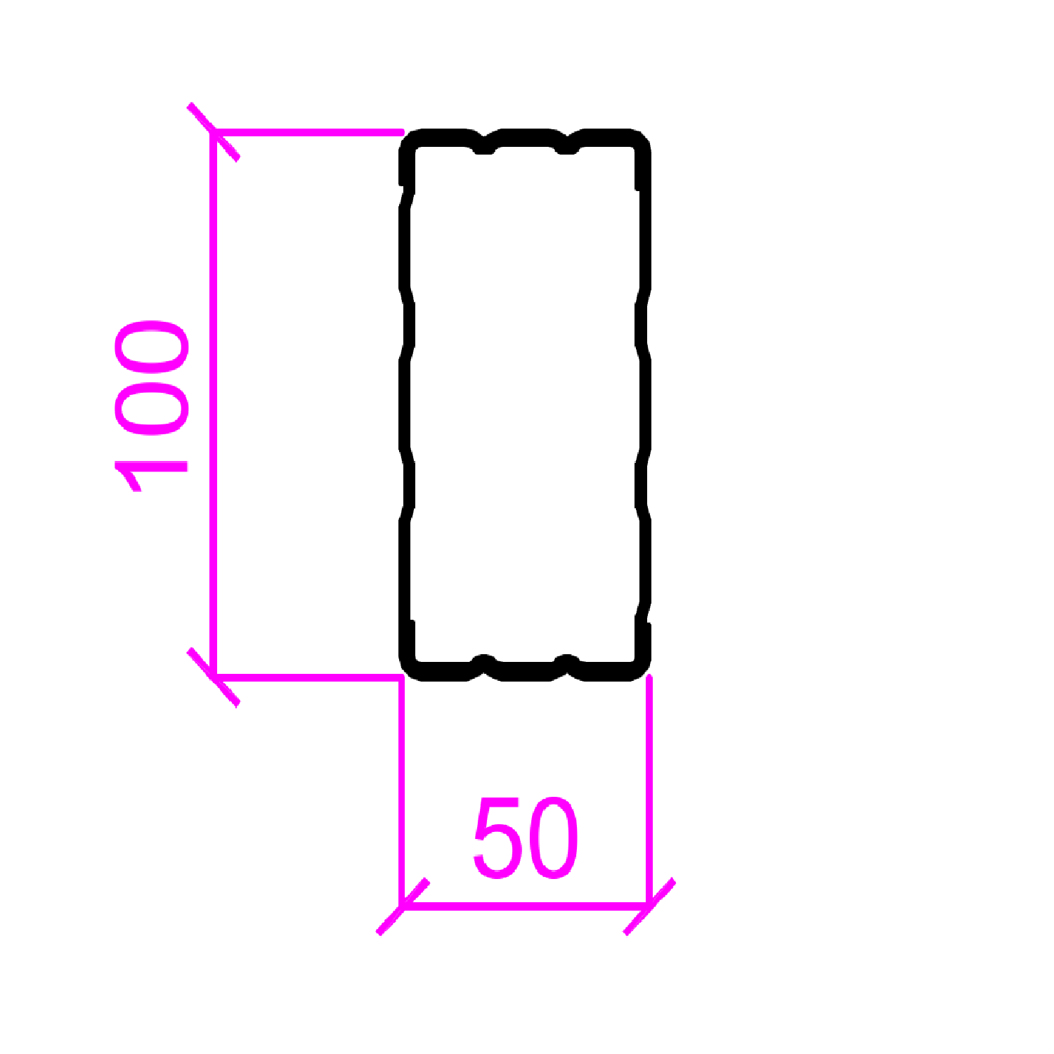100 x 50mm spantec beams 6000mm length